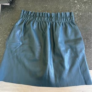 Zara leather skirt